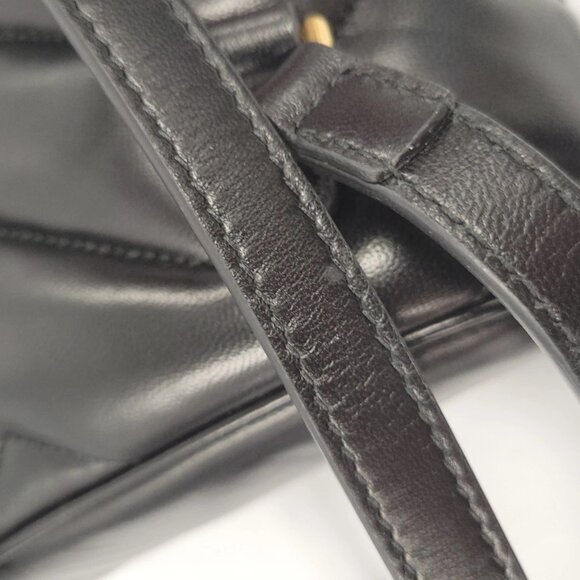 (75520-1) Gucci Marmont Black Backpack - Picture 14 of 15